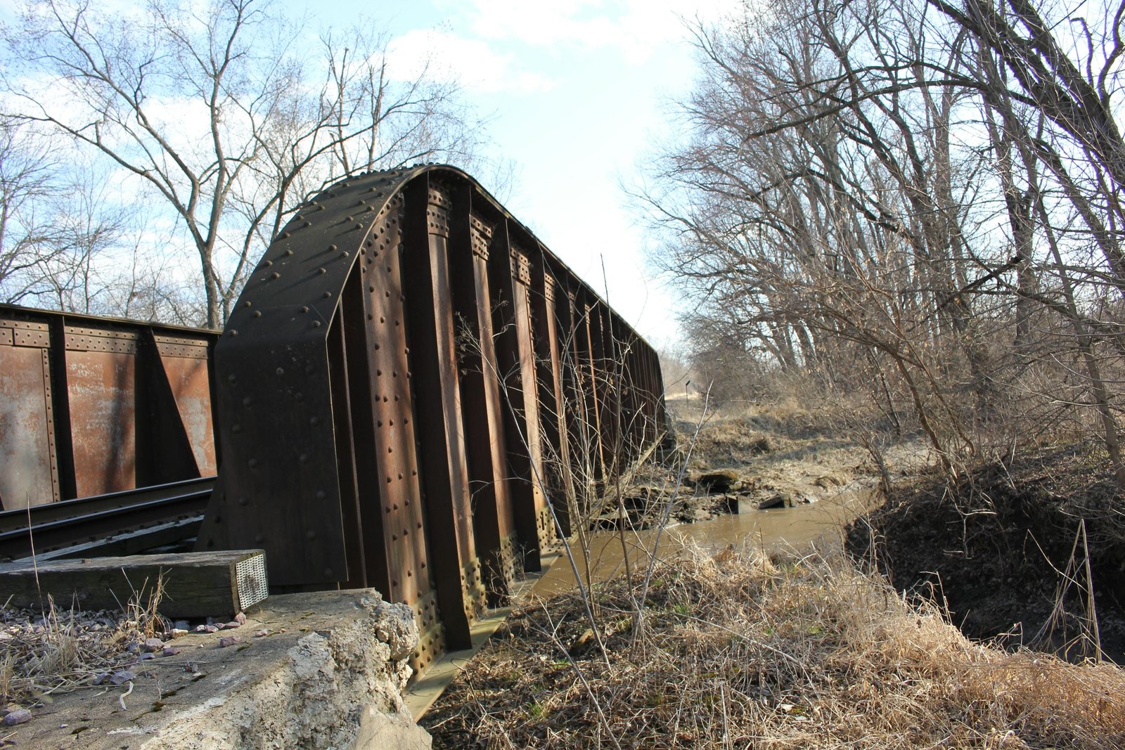 Looking south